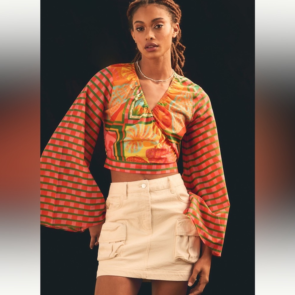 FARM Rio Vibrant Floral Blouse